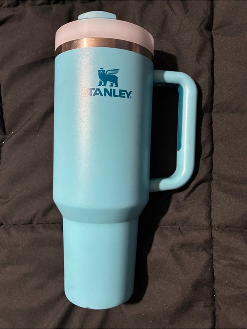 Stanley Powder Blue Insulated Travel Mug with Handle